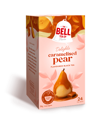 bell tea caramelised pear